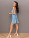 Сукня-комбінація блакитна | 6054659 | фото 2