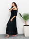 Сукня А-силуету чорна | 6054702 | фото 2
