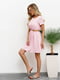 Сукня А-силуету рожева | 6054710 | фото 2