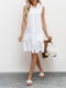 Платье А-силуэта белое | 6054711
