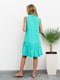 Сукня А-силуету зелена | 6054712 | фото 3
