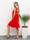 Платье А-силуэта красное | 6054713 | фото 2