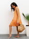 Платье А-силуэта оранжевое | 6054715 | фото 2