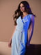 Платье-футляр голубое | 6055505 | фото 3