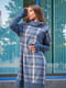 Сукня-светр синя в смужку | 6055552 | фото 3