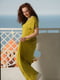 Сукня А-силуету оливкового кольору | 6055560 | фото 5