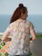Блуза молочного цвета с принтом | 6055568 | фото 6