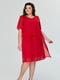 Платье А-силуэта красное | 6056209 | фото 2