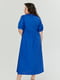 Платье А-силуэта синее | 6056227 | фото 3
