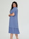 Платье А-силуэта синее | 6056228 | фото 3