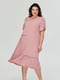 Платье А-силуэта розовое | 6056232 | фото 3