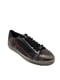 Кросівки чорно-бронзового кольору із принтом | 6056955
