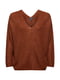 Пуловер терракотового цвета | 6052364 | фото 4
