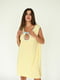Сорочка нічна для вагітних та годуючих жовта | 6057766 | фото 4