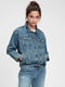 Куртка синяя джинсовая | 6028059 | фото 6