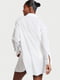 Сорочка нічна біла з принтом | 6067990 | фото 2
