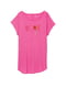 Платье домашнее розовое с принтом | 6069415
