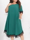 Сукня А-силуету зелена | 6070097