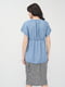 Блуза для вагітних блакитна | 5926973 | фото 2