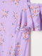 Блуза для вагітних бузкового кольору в квітковий принт. | 6008673 | фото 2