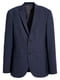 Пиджак шерстяной синий | 6068166