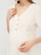 Блуза для беременных молочного цвета | 6068418 | фото 4