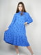 Платье синие в горошек | 6071161 | фото 3