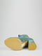 Босоніжки бірюзового кольору | 6071806 | фото 4