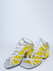 Босоніжки сірі з жовтим підбором | 6071872 | фото 2