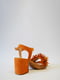 Босоніжки оранжевого кольору | 6071899 | фото 2
