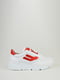 Кросівки білі червоними вставками | 6072316
