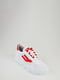 Кросівки білі червоними вставками | 6072316 | фото 4