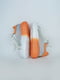 Кроссовки белые с оранжевыми вставками | 6072395 | фото 5