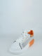Кросівки білі з помаранчевими вставками | 6072395 | фото 6