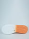 Кроссовки белые с оранжевыми вставками | 6072395 | фото 8