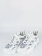Кросівки біло-сірі з принтом | 6072435 | фото 2