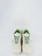 Кросівки молочні із зеленими вставками | 6072438 | фото 4
