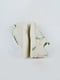 Кроссовки молочные с зелеными вставками | 6072438 | фото 5
