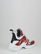Кросівки біло-червоні | 6072470 | фото 2