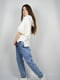 Комплект: худи и джинсы белый | 6072658 | фото 2