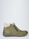 Ботинки темно-оливкового цвета | 6072834 | фото 6