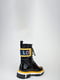 Ботинки черные с желтыми вставками | 6072974 | фото 7