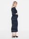Платье для беременных темно-синее | 6074871 | фото 3