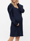 Платье для беременных темно-синее | 6074872