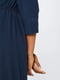 Сукня А-силуету темно-синя | 6074885 | фото 4