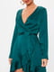 Сукня А-силуету смарагдова | 6075610 | фото 3