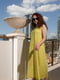 Сукня А-силуету жовта з декором | 6075815 | фото 2