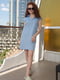 Платье-рубашка голубое | 6075830 | фото 3