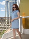 Сукня-сорочка блакитна | 6075830 | фото 4