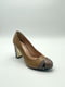 Туфли коричневые с анималистическим принтом | 5868422
